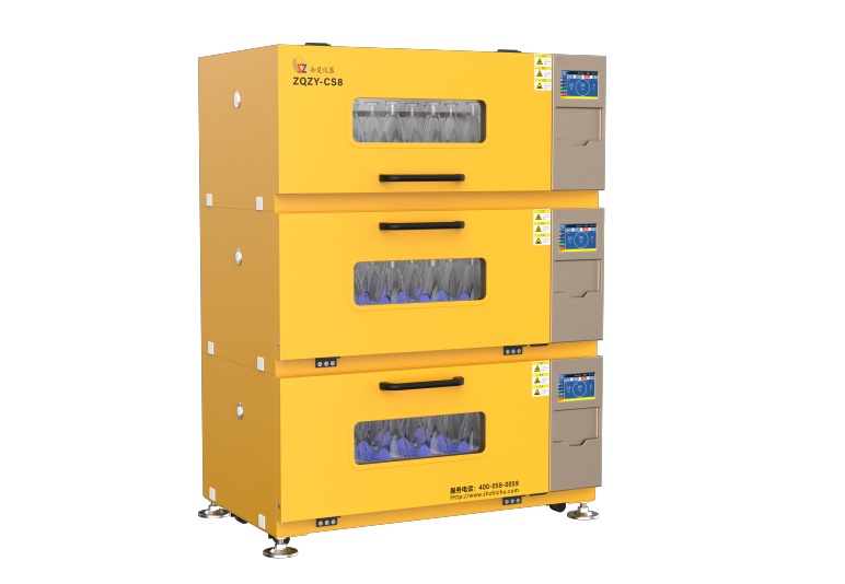 High Speed Stackable Incubator Shaker Triple-drive ZQZY-3CS8H (each shaker 306L)